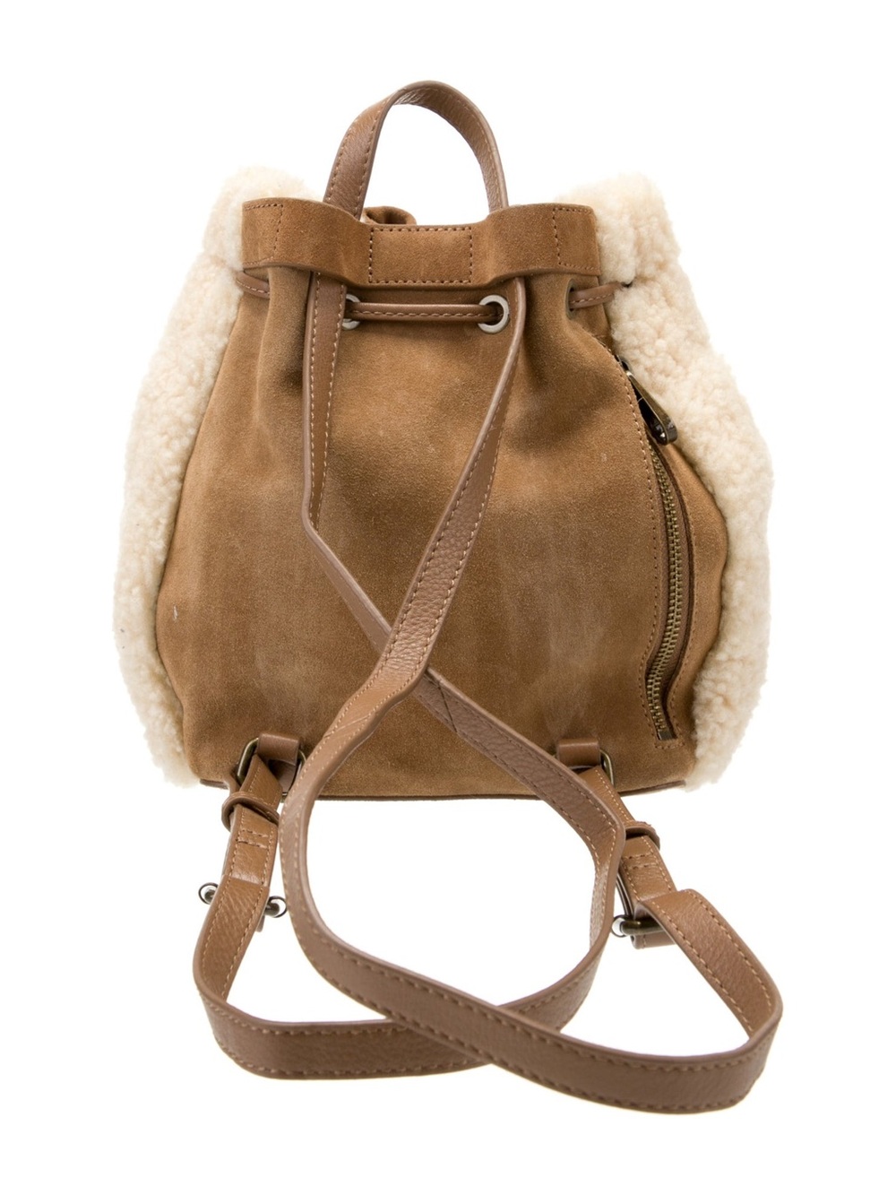 UGG Suede Leather-Trimmed Backpack - Picture 5 of 17